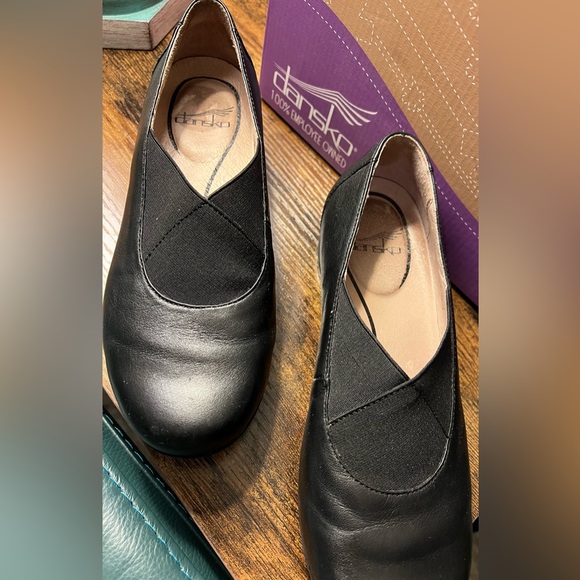 Dansko Ann Nappa black comforter shoes women’s Sz 37 - Picture 4 of 6